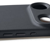 Mujjo iPhone Air Deksel Full Leather Case MagSafe Basalt