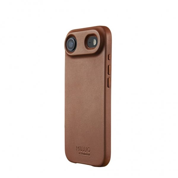 Mujjo iPhone Air Deksel Full Leather Case MagSafe Tan