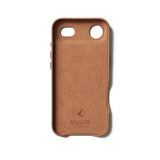 Mujjo iPhone Air Deksel Full Leather Case MagSafe Tan