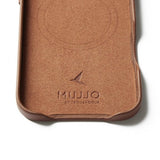 Mujjo iPhone Air Deksel Full Leather Case MagSafe Tan