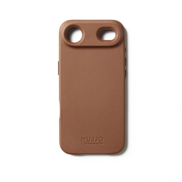 Mujjo iPhone Air Deksel Full Leather Case MagSafe Tan