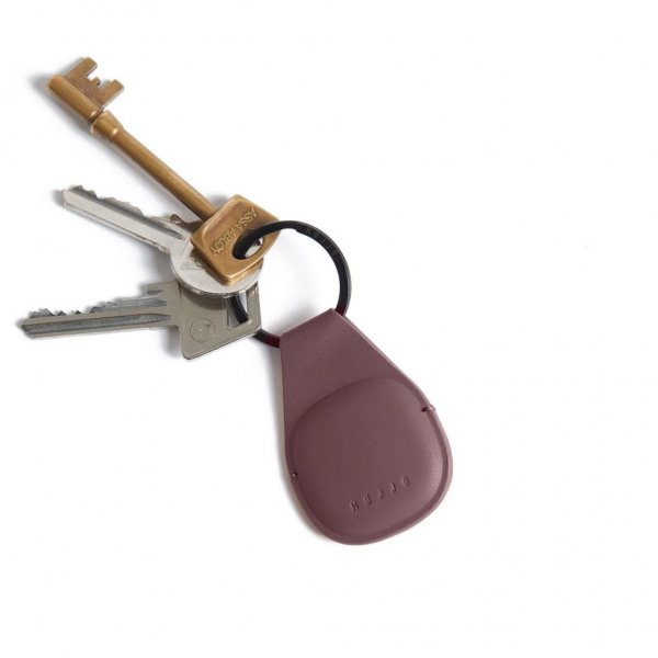 Mujjo AirTag Holder Canopy Bronze Red