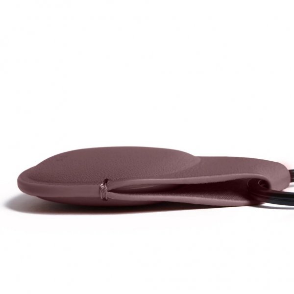 Mujjo AirTag Holder Canopy Bronze Red