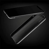 Mujjo iPhone X/Xs Deksel Full Leather Case Grå