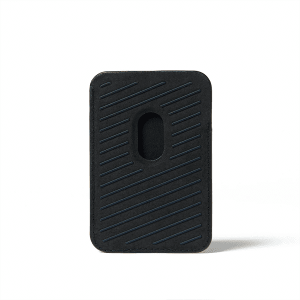 Mujjo Kortholder Full Leather Magnetic Wallet Svart