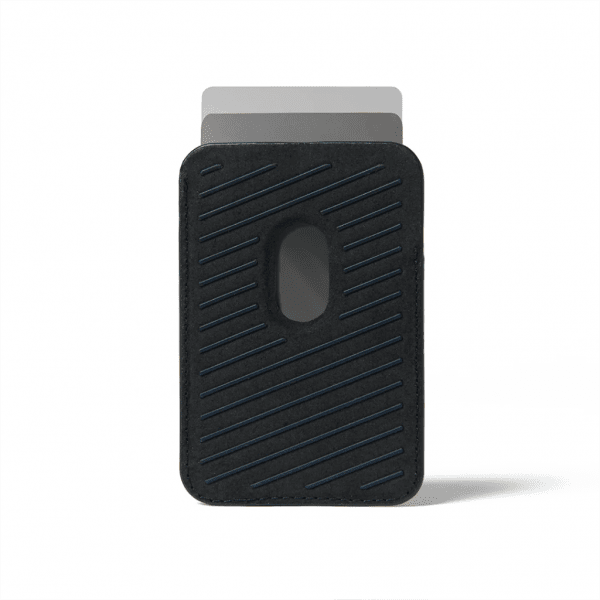 Mujjo Kortholder Full Leather Magnetic Wallet Svart
