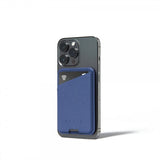 Mujjo Kortholder Full Leather Magnetic Wallet Monaco Blue