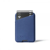 Mujjo Kortholder Full Leather Magnetic Wallet Monaco Blue