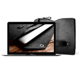 Mujjo Macbook Carry-On Folio Sleeve 12" Svart