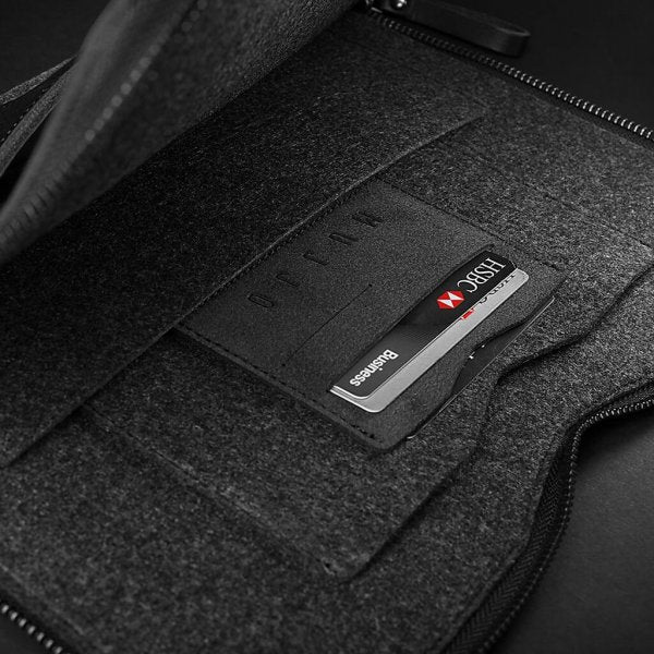 Mujjo Macbook Carry-On Folio Sleeve 12" Svart
