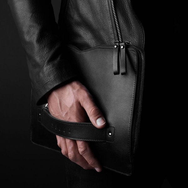 Mujjo Macbook Carry-On Folio Sleeve 12" Svart