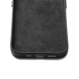 Mujjo iPhone 14 Deksel Full Leather Case MagSafe Monaco Blue