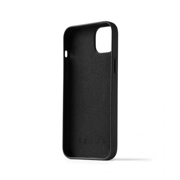 Mujjo iPhone 14 Plus Deksel Full Leather Case MagSafe Svart