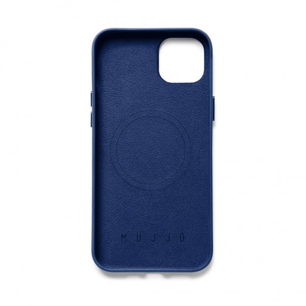 Mujjo iPhone 14 Plus Deksel Full Leather Case MagSafe Tan