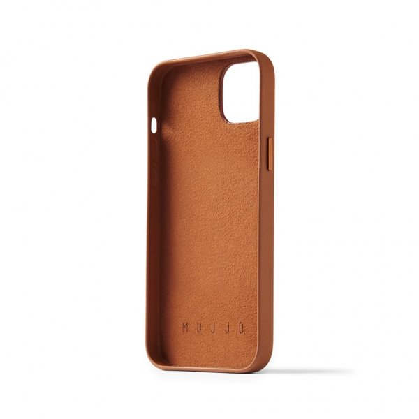 Mujjo iPhone 14 Plus Deksel Full Leather Wallet Case Monaco Blue
