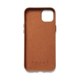 Mujjo iPhone 14 Plus Deksel Full Leather Wallet Case Tan