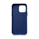 Mujjo iPhone 14 Pro Max Deksel Full Leather Case MagSafe Monaco Blue