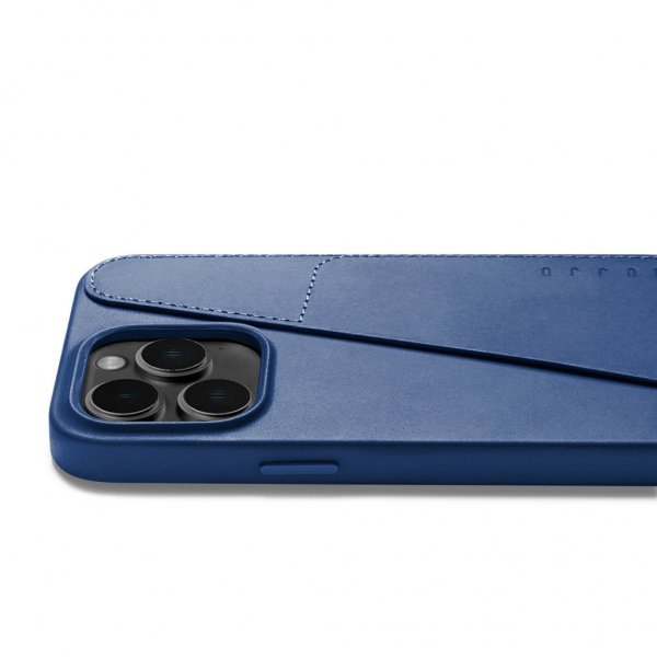Mujjo iPhone 14 Pro Max Deksel Full Leather Wallet Case Tan