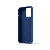 Mujjo iPhone 14 Pro Deksel Full Leather Wallet Case Monaco Blue