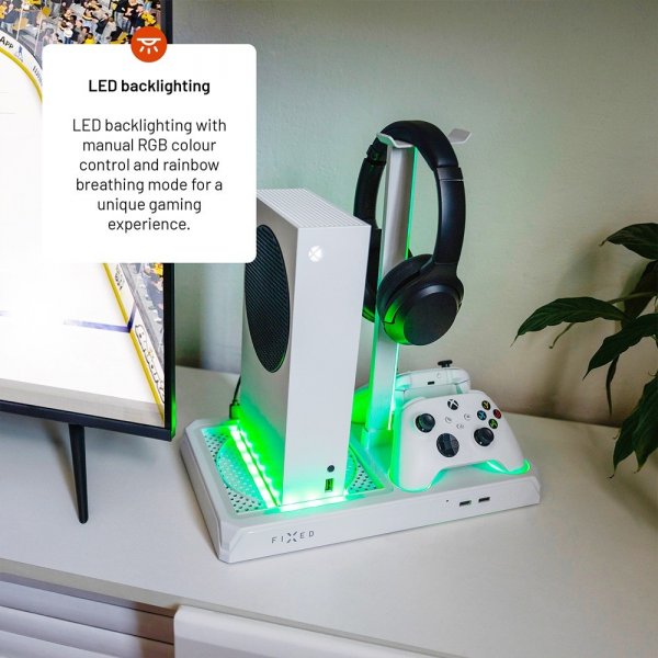Fixed Multifunctional Docking Station Xbox Series X/Series S Hvit