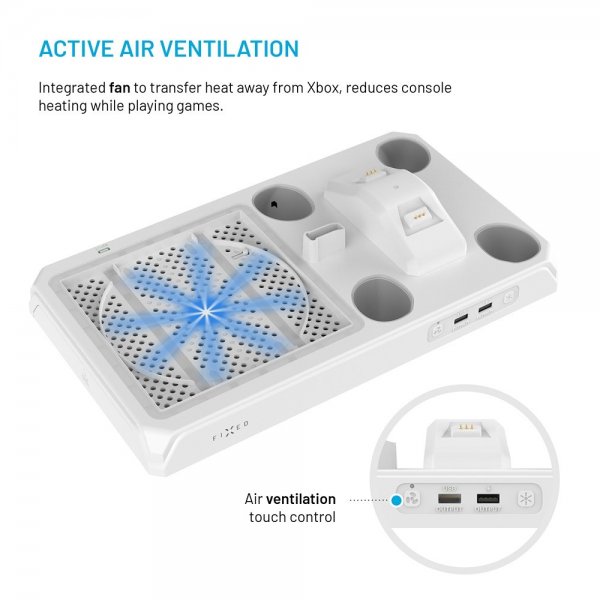 Fixed Multifunctional Docking Station Xbox Series X/Series S Hvit