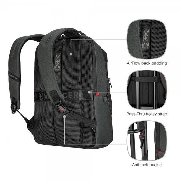 Wenger MX ECO Professional 16" Dataryggsekk Svart