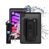 Armor-X iPad mini (gen 6)/iPad mini (A17 Pro) Deksel Waterproof Case Svart