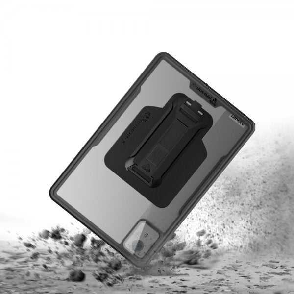 Armor-X Lenovo Tab M11 TB330 Deksel IP68 Waterproof Shock & Dust Proof Handstrap Kickstand X-Mount