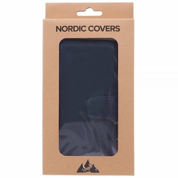 Nordic Covers iPhone 12/iPhone 12 Pro Etui Essential Leather Heron Blue