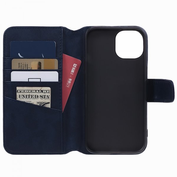 Nordic Covers iPhone 12/iPhone 12 Pro Etui Essential Leather Heron Blue
