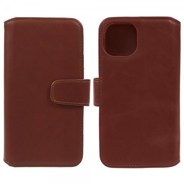 Nordic Covers iPhone 12/iPhone 12 Pro Etui Essential Leather Maple Brown