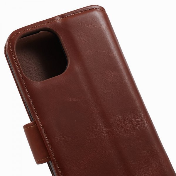 Nordic Covers iPhone 12/iPhone 12 Pro Etui Essential Leather Maple Brown