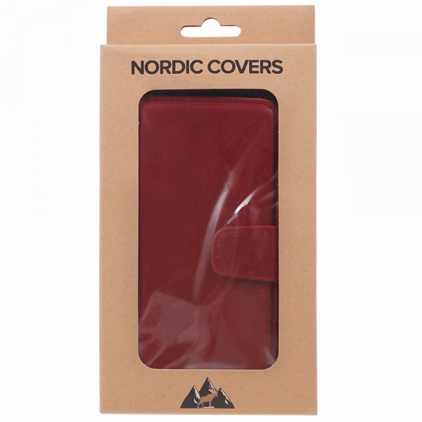Nordic Covers iPhone 11 Etui Essential Leather Poppy Red