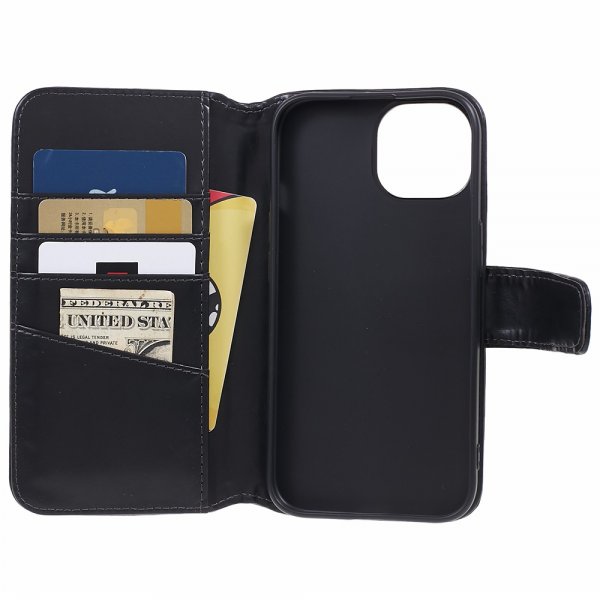 Nordic Covers iPhone 12/iPhone 12 Pro Etui Essential Leather Raven Black