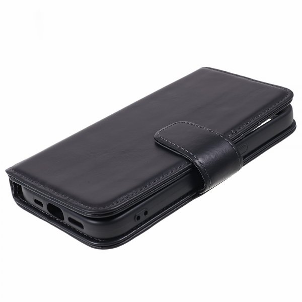 Nordic Covers iPhone 12/iPhone 12 Pro Etui Essential Leather Raven Black