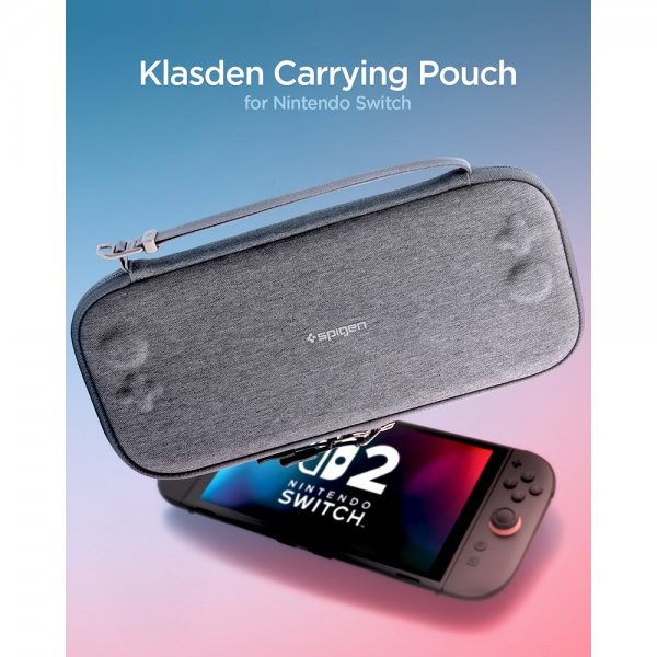 Spigen Nintendo Switch 2 Etui Klasden Pouch Charcoal Gray