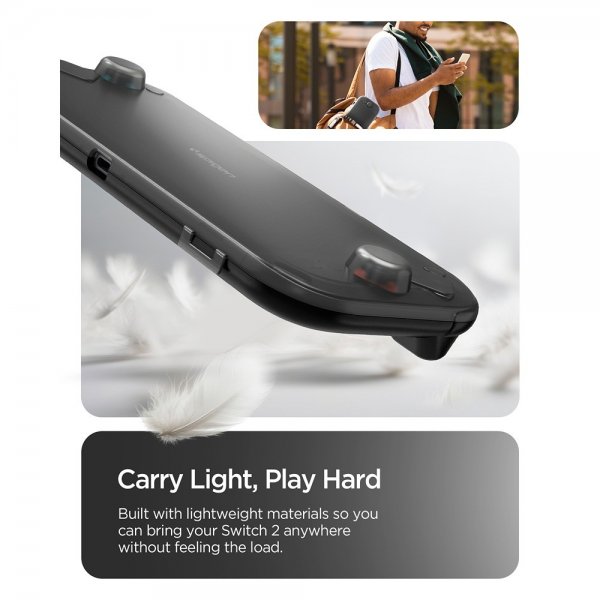 Spigen Nintendo Switch 2 Etui Thin Fit 360 Svart