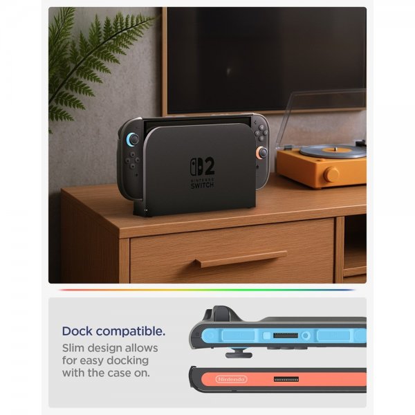 Spigen Nintendo Switch 2 Deksel Nano Pop Black Sesame