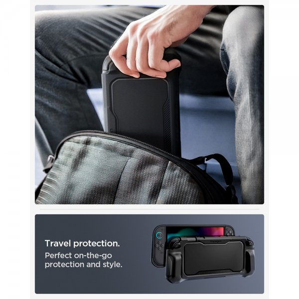 Spigen Nintendo Switch 2 Deksel Rugged Armor Matte Black