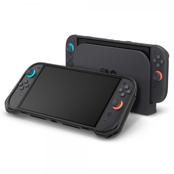 Spigen Nintendo Switch 2 Deksel Rugged Armor Matte Black