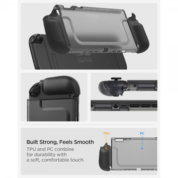Spigen Nintendo Switch 2 Deksel Ultra Hybrid Frost Black
