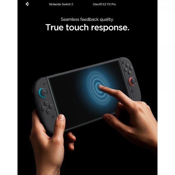 Spigen Nintendo Switch 2 Skjermbeskytter GLAS.tR EZ Fit Pro 2-pakning