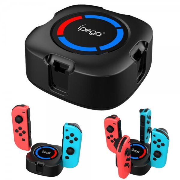 Ipega Nintendo Switch Joy Con 4 i 1 ladestasjon