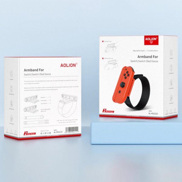 Aolion Nintendo Switch Joy-Con Roterende Håndleddsstropp 2-pak