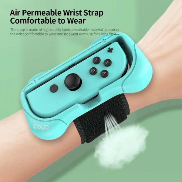 Ipega Nintendo Switch Joy Con holder med stropp 2 pakk