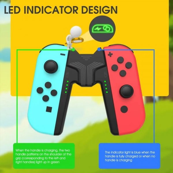 Aolion Nintendo Switch Joy-Con Ladehåndtak
