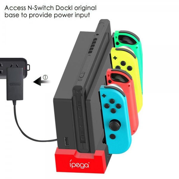 Ipega Nintendo Switch Lading Adapter til Joy-Con