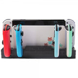 Nintendo Switch laderdock for Joy Cons med spilllagring svart