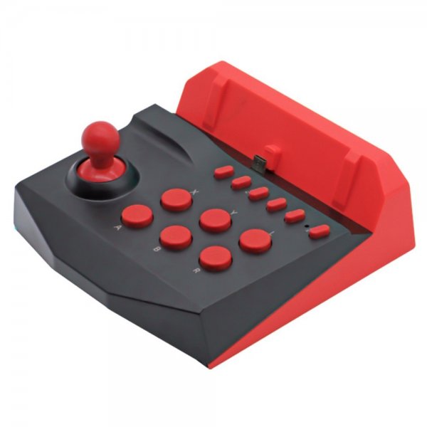 Nintendo Switch/Switch Lite Arkade Spillkontroll med Joystick Svart/Rød