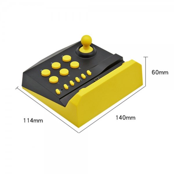 Nintendo Switch/Switch Lite Arkade Spillkontroll med Joystick Svart/Rød